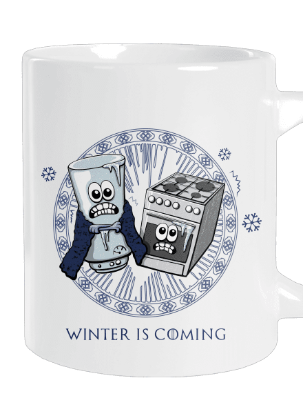 Winter is coming nagy bögre White
