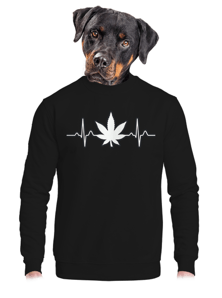 EKGanja unisex crewneck Black