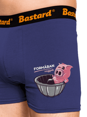 Formában boxeralsó Blue Navy