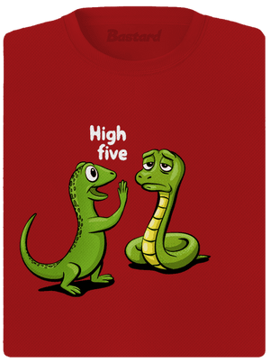 High Five női sportpóló Red Mal