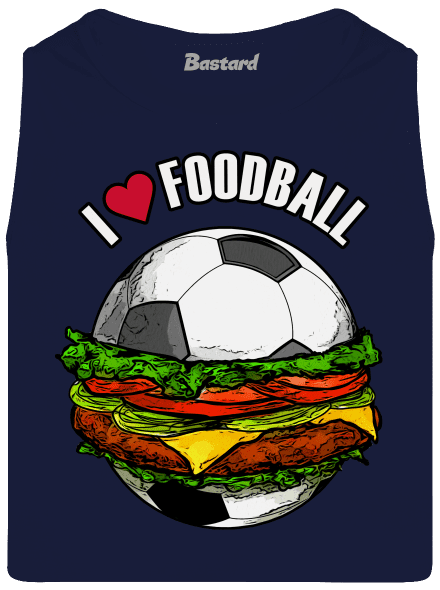 Foodball férfi trikó French Navy