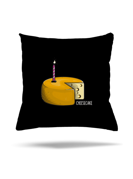 Cheese cake párna Black