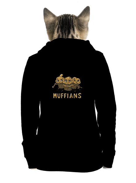 Muffians cipzáras női pulóver Black