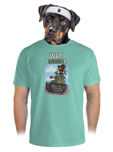 War Hunde férfi sportpóló Mint Mal