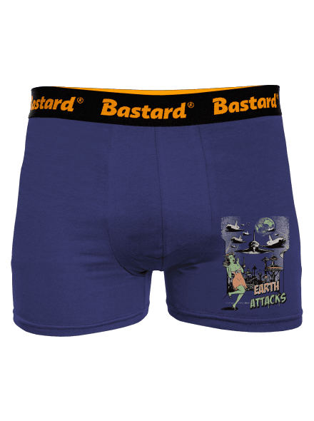A Föld támad boxeralsó Blue Navy