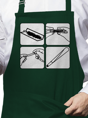 Joint kötény Bottle Green