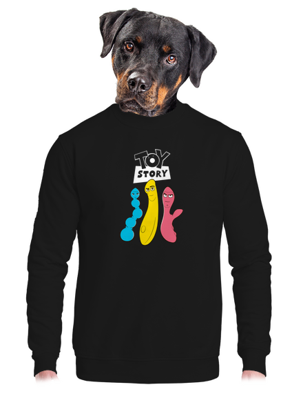 Játékháború unisex crewneck Black