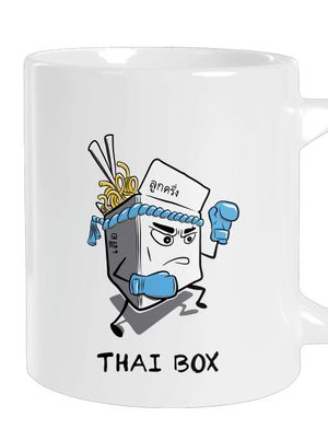 Thai box nagy bögre White
