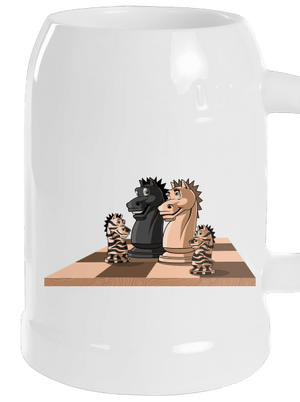 Sakkcsalád söröskorsó White