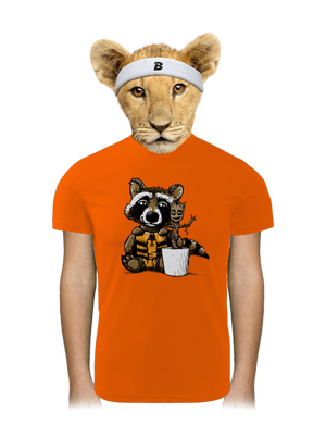 A galaxis őrzői gyerek sport póló Neon Orange