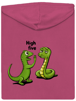 High Five cipzáras női pulóver Magenta