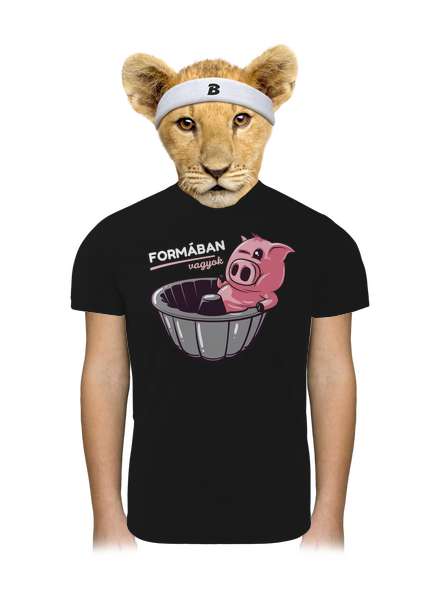 Formában gyerek sport póló Black