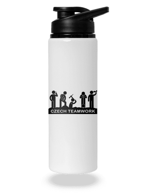 Czech Teamwork kulacs White