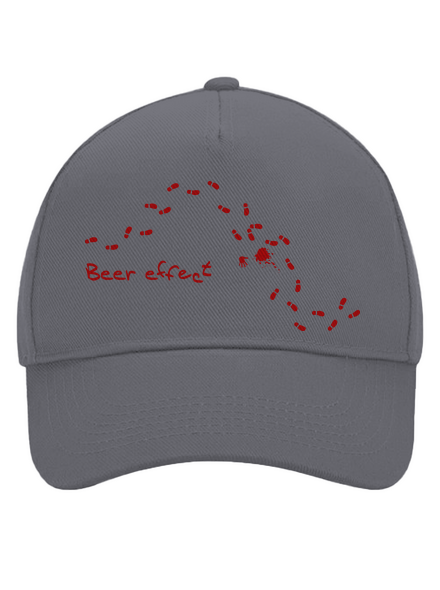 Beer effect baseballsapka Graphite grey