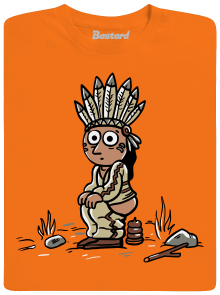 Indián férfi póló Orange