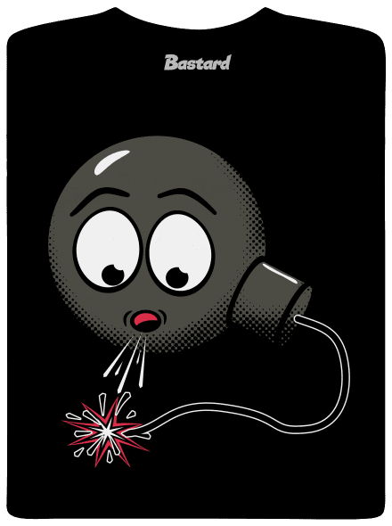 Bomba gyerek póló Black