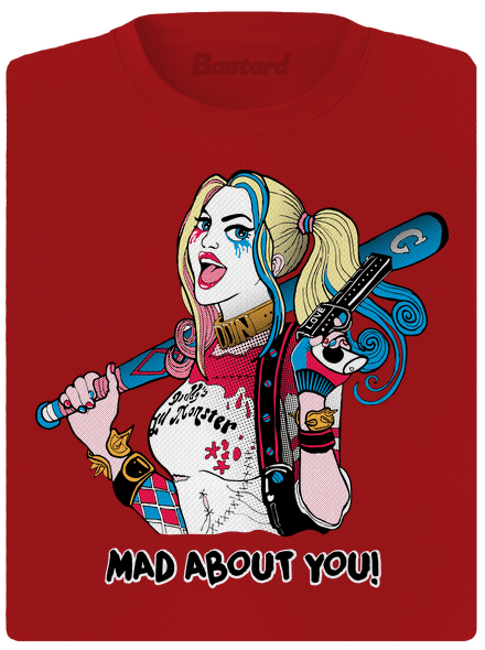 Joker és Harley női sportpóló Red Mal