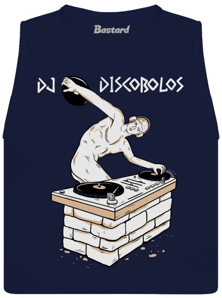 DJ Discobolos női bővített trikó Navy