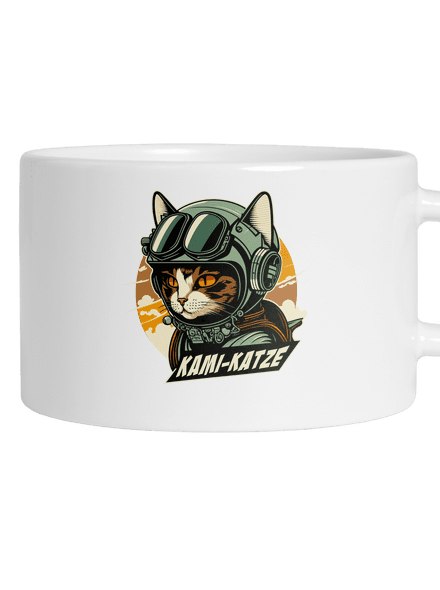 Kami-Katze macaron bögre White