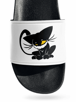 Evil cat papucs White