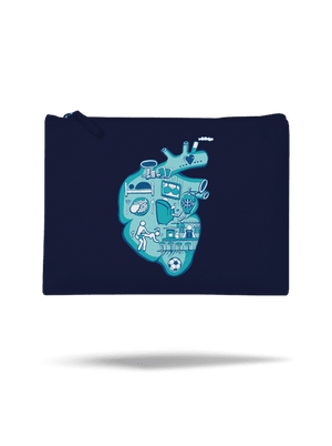 Érte dobog a szív kis táska French Navy