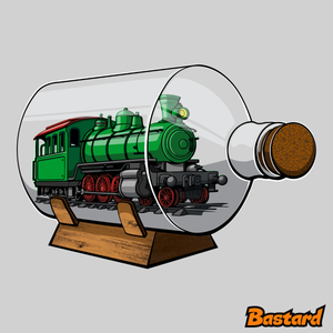 Mozdony egy palackban