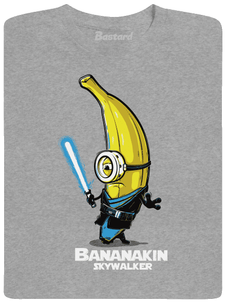 Bananakin Skywalker férfi póló Sport Grey