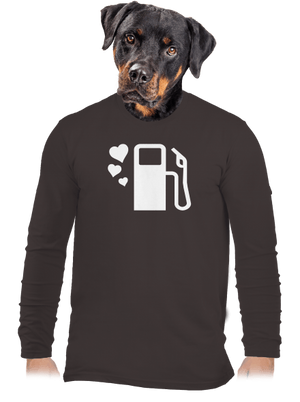 Tele kérem férfi hosszú ujjú póló Bear Brown