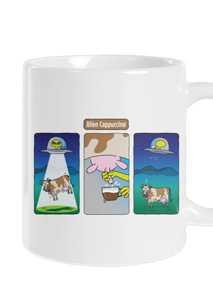Alien Cappuccino hagyományos bögre White