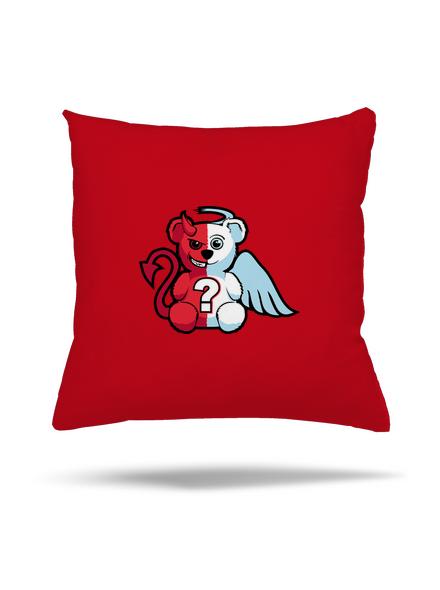 Angyal vagy ördög párna Red