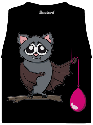 Denevér női bővített trikó Black