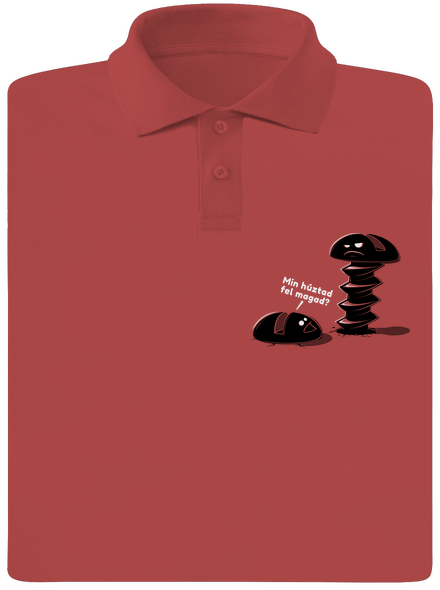 Felhúzva férfi pólóingek Burgundy