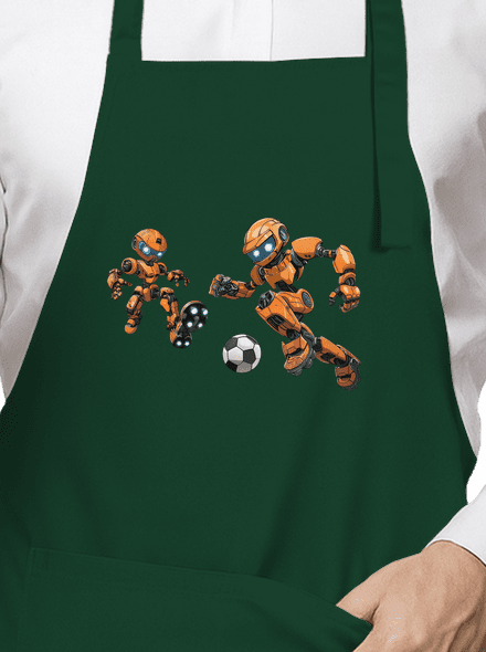 AI futball kötény Bottle Green