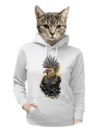 női kenguruzsebes pulóver