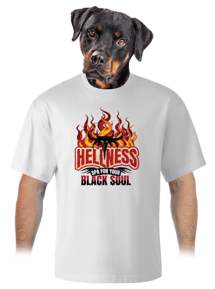 Hellness unisex túlméretezett póló White