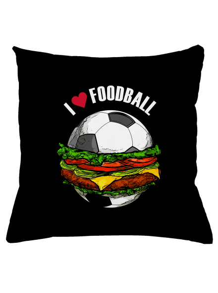 Foodball párna Black