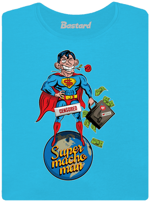 Supermachoman női póló Blue Atol