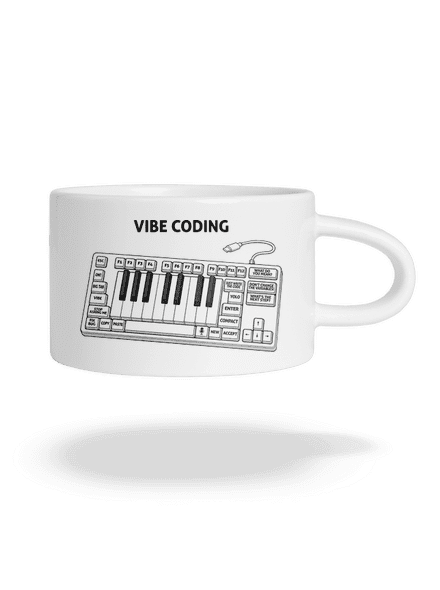 Vibe coding macaron bögre White