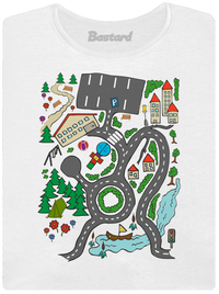 női póló elasztikus alsó szegéllyel