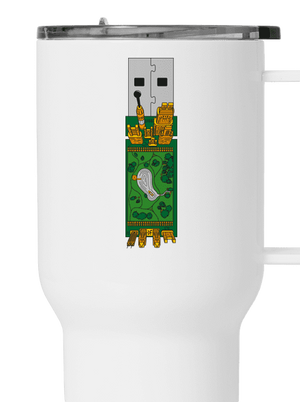 USB city termosz bögre White