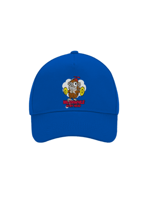 Monkey in my head baseballsapka Bright Royal
