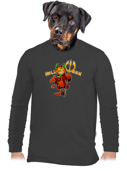 Helloween férfi hosszú ujjú póló Dark Grey