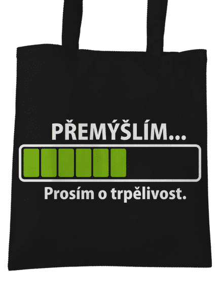 Gondolkodom táska Black