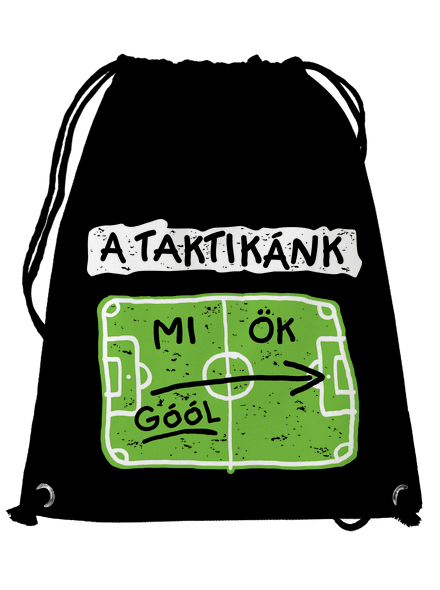 A futballtaktikánk hátizsák Black
