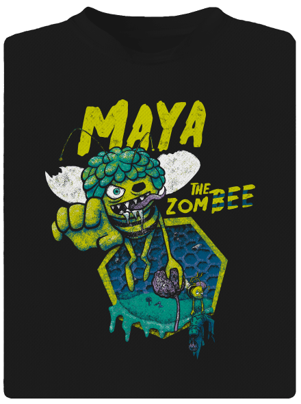 Zombee Maja gyerek sport póló Black