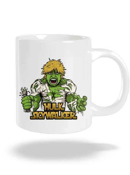 Hulk Skywalker nagy bögre White