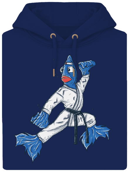  unisex prémium pulóver Navy