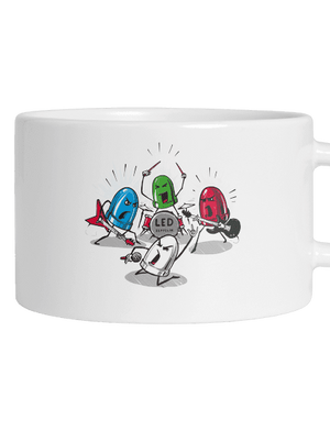 Led Zeppelin macaron bögre White