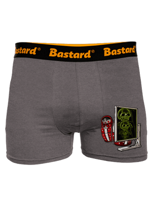 Röntgen Matryoshka boxeralsó Gray Melange