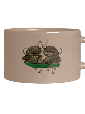 Silurus team macaron bögre Brown Macaron